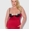 Lexi Lace Open Cup Strappy Back Chemise 13 Lexi Lace Open Cup Strappy Back Chemise