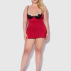 Lexi Lace Open Cup Strappy Back Chemise 16 Lexi Lace Open Cup Strappy Back Chemise