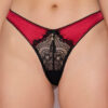 Lexi Lace Liquid Satin Open Back Hipster