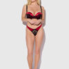 Lexi Lace Liquid Satin Open Back Hipster