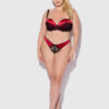 Lexi Lace Liquid Satin Open Back Hipster