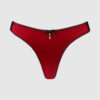 Lexi Liquid Satin & Lace V-Tanga Panty