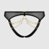 Maeve Chain & Lace Cage Back Hipster