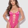 Neev Lace Wireless Teddy With Garters