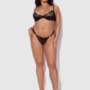 Adelaide Satin & Lace Side Clasp Bikini