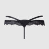 Adelaide Satin & Lace Double Side G-String