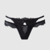 Adelaide Satin & Lace Double Side G-String