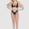 Bridget Stretch Cotton & Lace Thong
