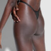 Raven Crotchless Mesh Thong