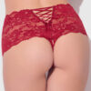 Mabel Crotchless Lace Up Back Cheeky