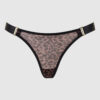 Pia Elastic Side Mesh Thong