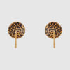 Leopard & Gold Chain Round Tassel Pasties