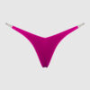 Petra Clear Side Slider Satin Thong