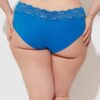 Bridget Stretch Cotton & Lace Hipster