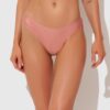 No Show Lasercut Micro Front & Mesh Back Tanga
