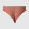 No Show Lasercut Micro Front & Mesh Back Tanga