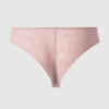 No Show Lasercut Micro Front & Mesh Back Tanga