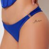 Petra Crotchless Satin Tanga