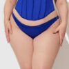 Petra Crotchless Satin Tanga