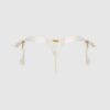 Rosalind Lace & Satin Crotchless Tie Side Thong