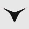 Petra Clear Side Slider Satin Thong