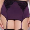 Rosalind Lace & Satin Open Back Garter Skirt 18 Rosalind Lace & Satin Open Back Garter Skirt