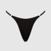 Petra Slider Side Rhinestone Back Satin Mini G-String