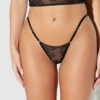 Chiara Crotchless Lace Thong 3 Pack