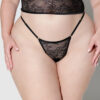 Chiara Crotchless Lace Thong 3 Pack