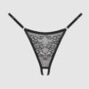 Chiara Crotchless Lace Thong 3 Pack