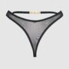 Melrose Embroidered Crotchless Tanga