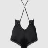 Elisa Satin & Lace Racerback Sleep Romper