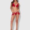 Hendrix Faux Leather Thong With Detachable Fringe