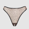 Vivienne Crotchless Mesh Thong