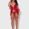 Hendrix Faux Leather & Fringe Chemise
