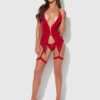 Hendrix Faux Leather & Fringe Chemise