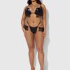 Hendrix Faux Leather Thong With Detachable Fringe