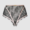 Rosalind Lace & Satin High-Waist Cheeky