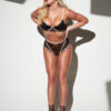 Rosalind Lace & Satin High-Waist Cheeky