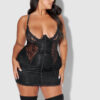 Rosalind Satin & Lace Underwire Chemise