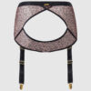Pia Mesh Cutout & High-Waist Garter Panty