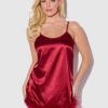 Scarlett Satin & Feather Sleep Slip