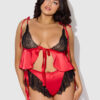 Scarlett Satin Sleep Tie Cami & Shorty Set