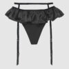 Petra Skirted Satin Tanga