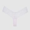Bridget Stretch Cotton & Lace Thong