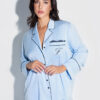 Astoria Satin Sleep Long Sleeve Button Down