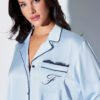 Astoria Satin Sleep Long Sleeve Button Down