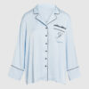 Astoria Satin Sleep Long Sleeve Button Down