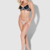 Rosalind Lace & Satin Trimmed G-String