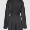 Petra Satin Short Robe